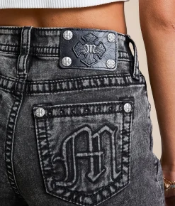 Miss Me High Rise Wide Leg Stretch Jean G16 Outlet