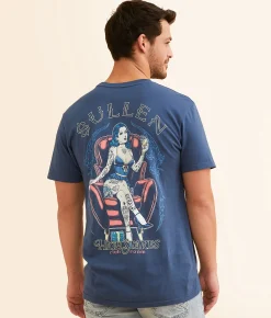 Graphic T-Shirts | Sullen High Stakes T-Shirt Dark Denim