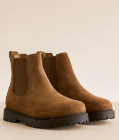 Shoes | Birkenstock® Highwood Leather Chelsea Boot Dark Tea