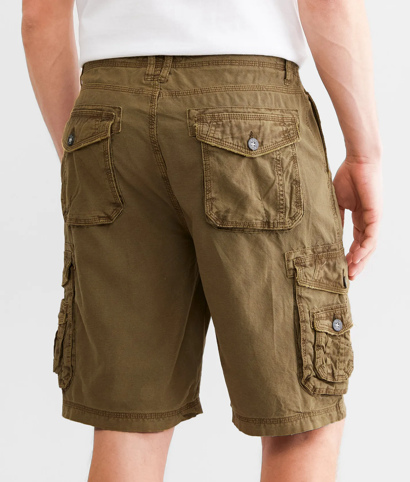 Bottoms|Shorts | BKE Hill Cargo Short Walnut