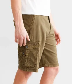 Bottoms|Shorts | BKE Hill Cargo Short Walnut