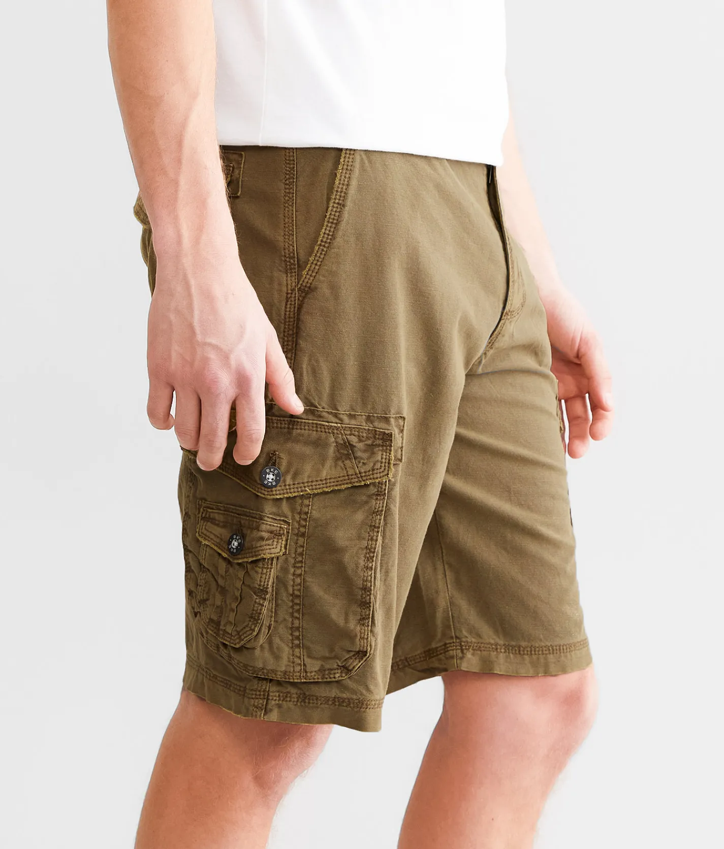 Bottoms|Shorts | BKE Hill Cargo Short Walnut