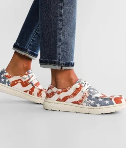 Shoes | Ariat Hilo Flag Printed Shoe Distressed Flag