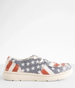 Shoes | Ariat Hilo Flag Printed Shoe Distressed Flag