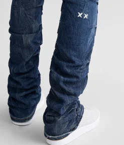 Sale Jeans|Bottoms | Cult of Individuality Hipster Nomad Stacked Jean Pigeon
