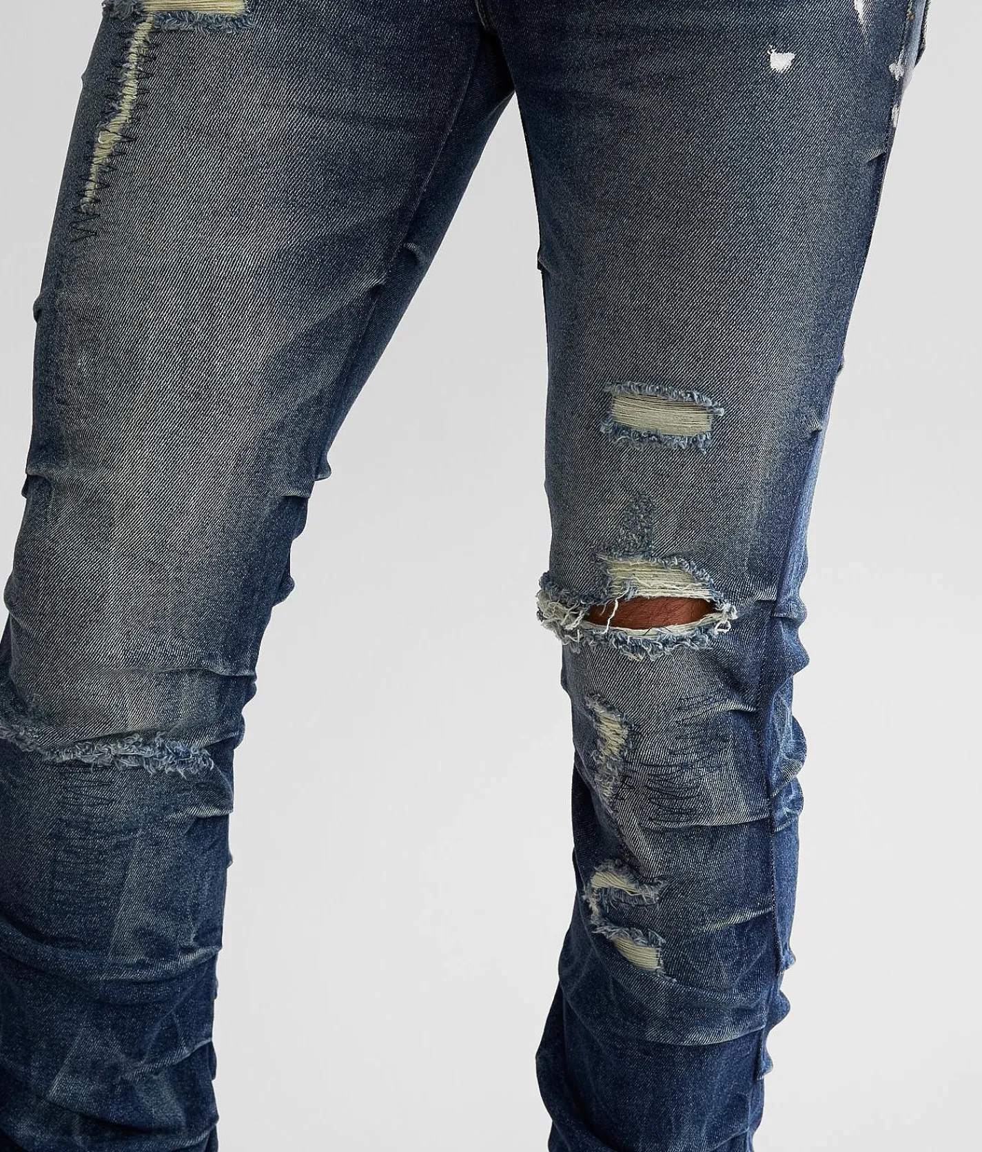 Sale Jeans|Bottoms | Cult of Individuality Hipster Nomad Stacked Jean Pigeon