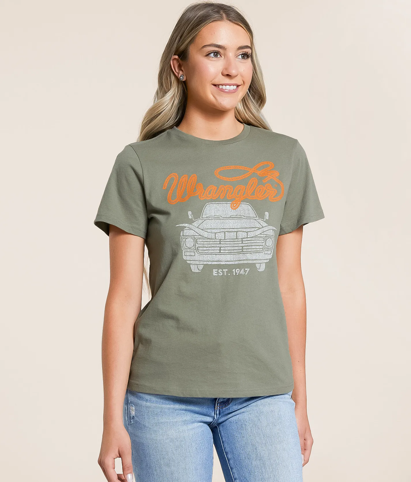 Wrangler® Hogg T-Shirt Deep Lichen Green Online