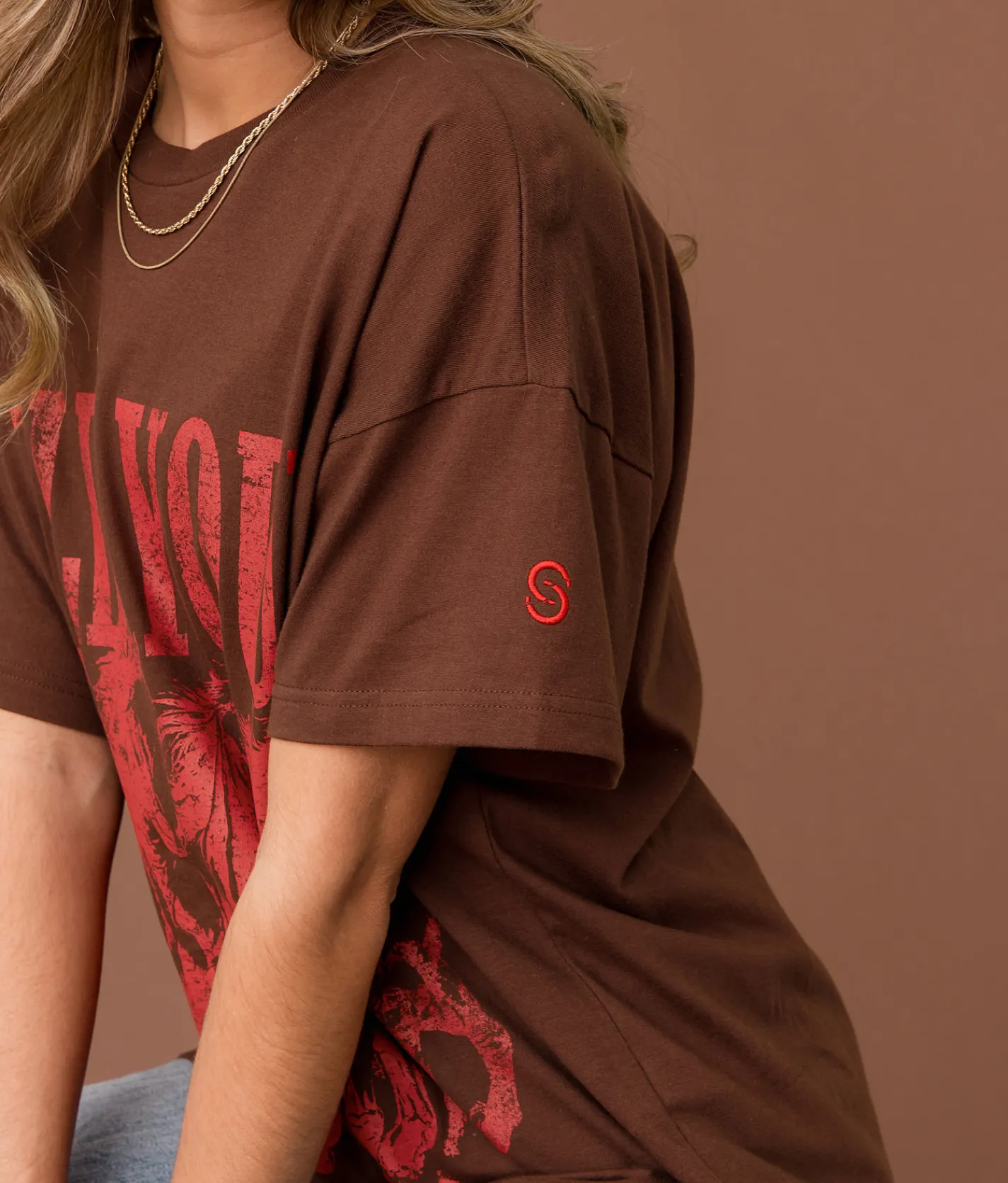 Tops | Sterling & Stitch Hold Your Horses T-Shirt Brown