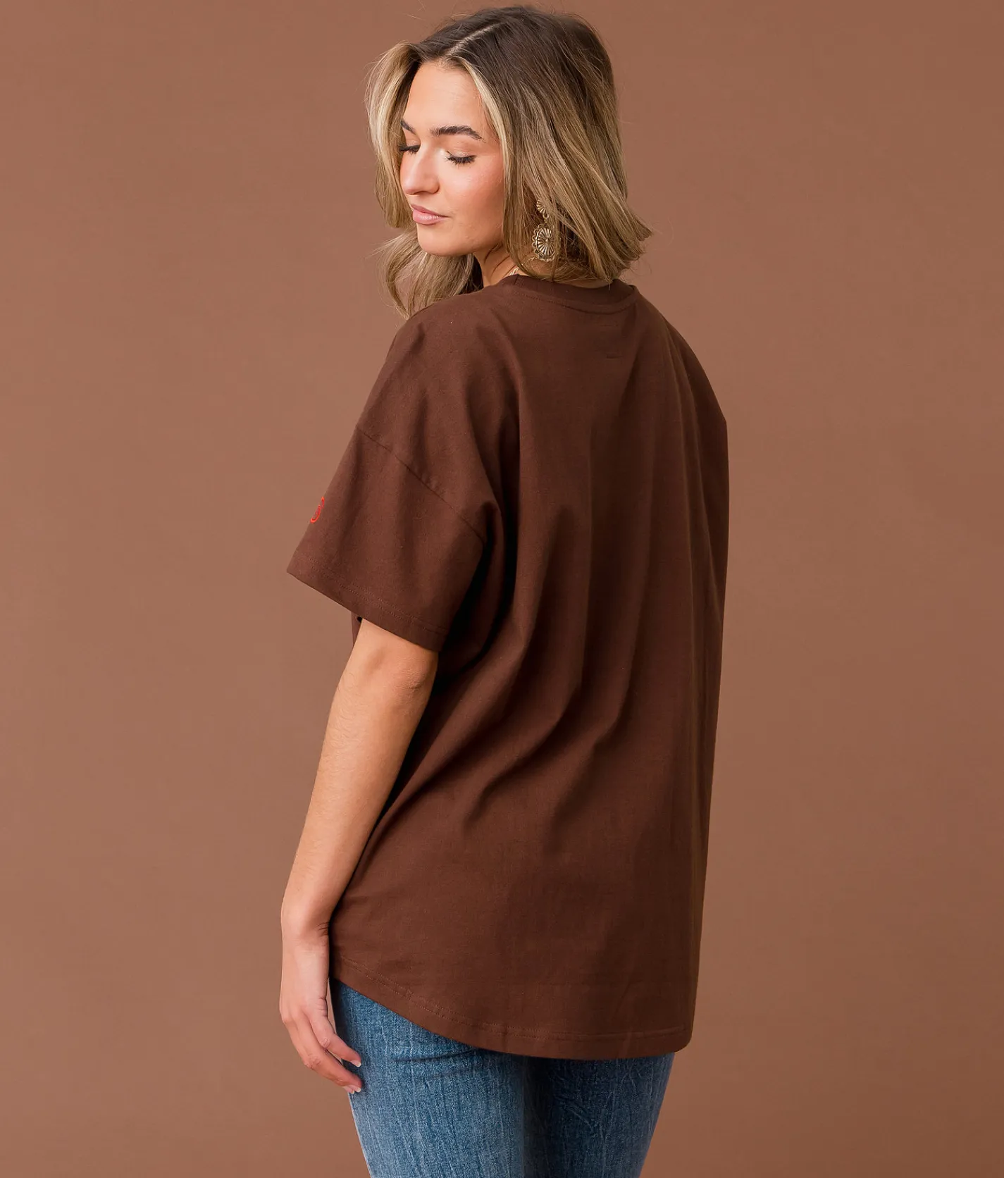 Tops | Sterling & Stitch Hold Your Horses T-Shirt Brown