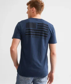 FMF Hole Shot T-Shirt Denim Black Heather Hot