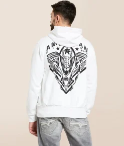 American Fighter Hollins Hooded Sweatshirt White