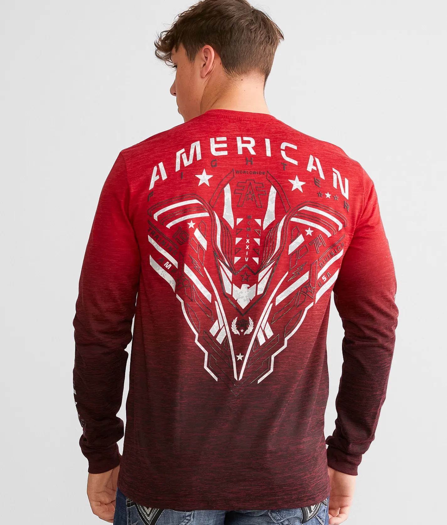 American Fighter Hollins T-Shirt Cherry Dk Cherry Best