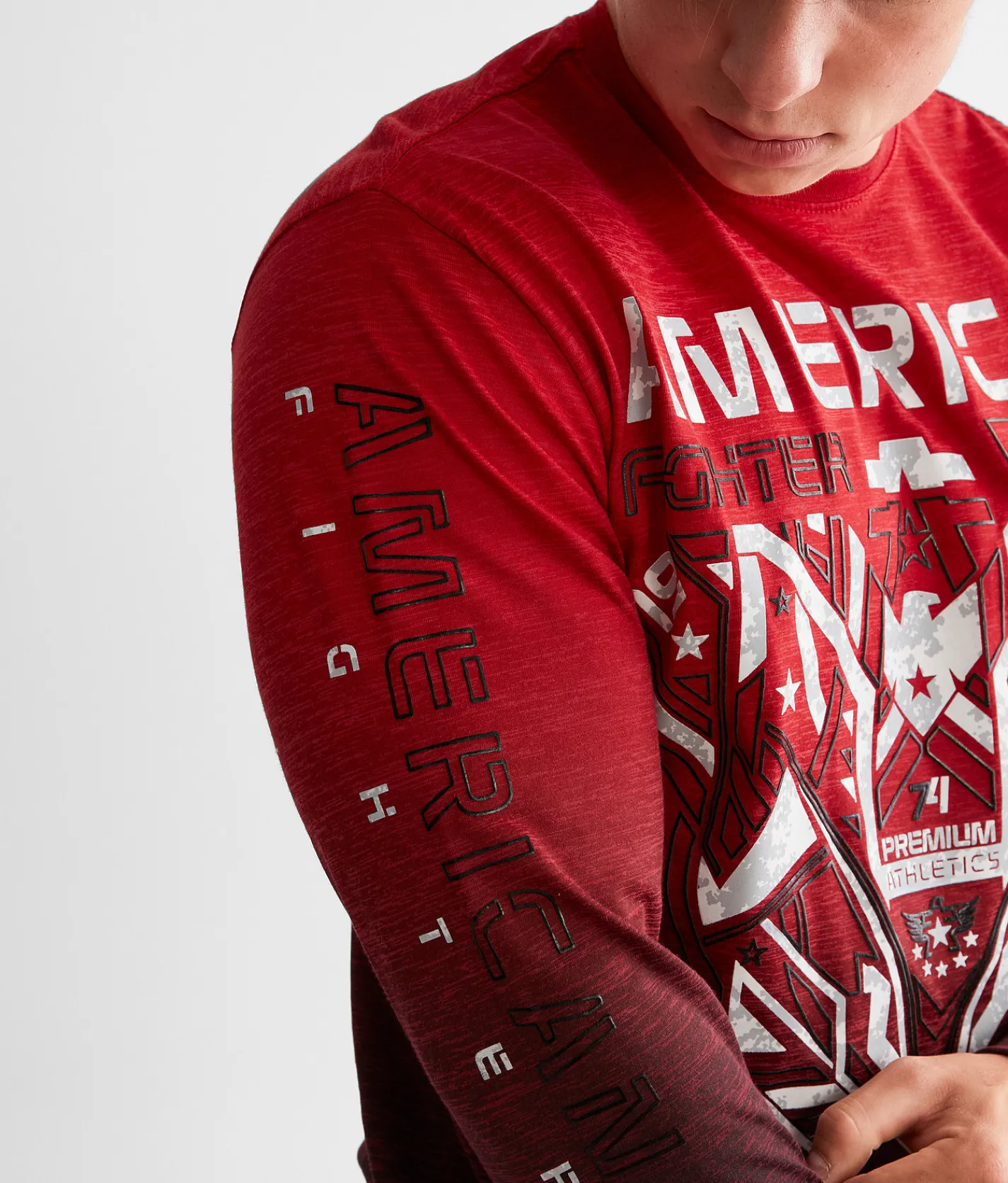 American Fighter Hollins T-Shirt Cherry Dk Cherry Best
