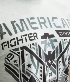 American Fighter Hollins T-Shirt Iceberg Green Zephyr Blue