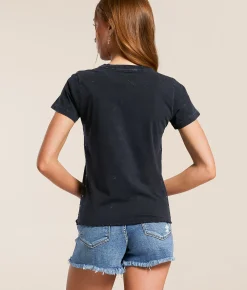 Tops | Affliction Hollow Point T-Shirt Black Heavy Lava Wash