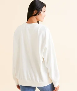 Z Supply Holly Jolly Pullover Sea Salt Sale