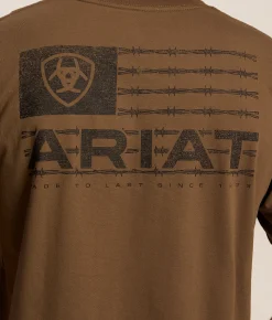 Tops | Ariat Hombre Freedom T-Shirt Teak