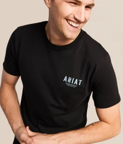 Tops|Graphic T-Shirts | Ariat Hombre Way T-Shirt Black
