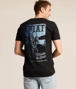 Tops|Graphic T-Shirts | Ariat Hombre Way T-Shirt Black