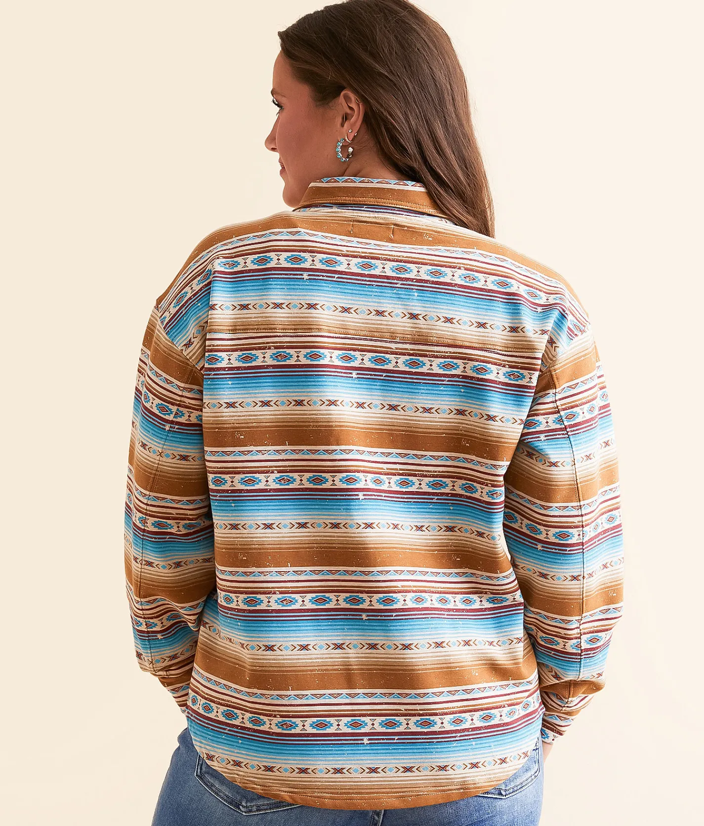Ariat Hometown Henley Pullover Fallon Serape New