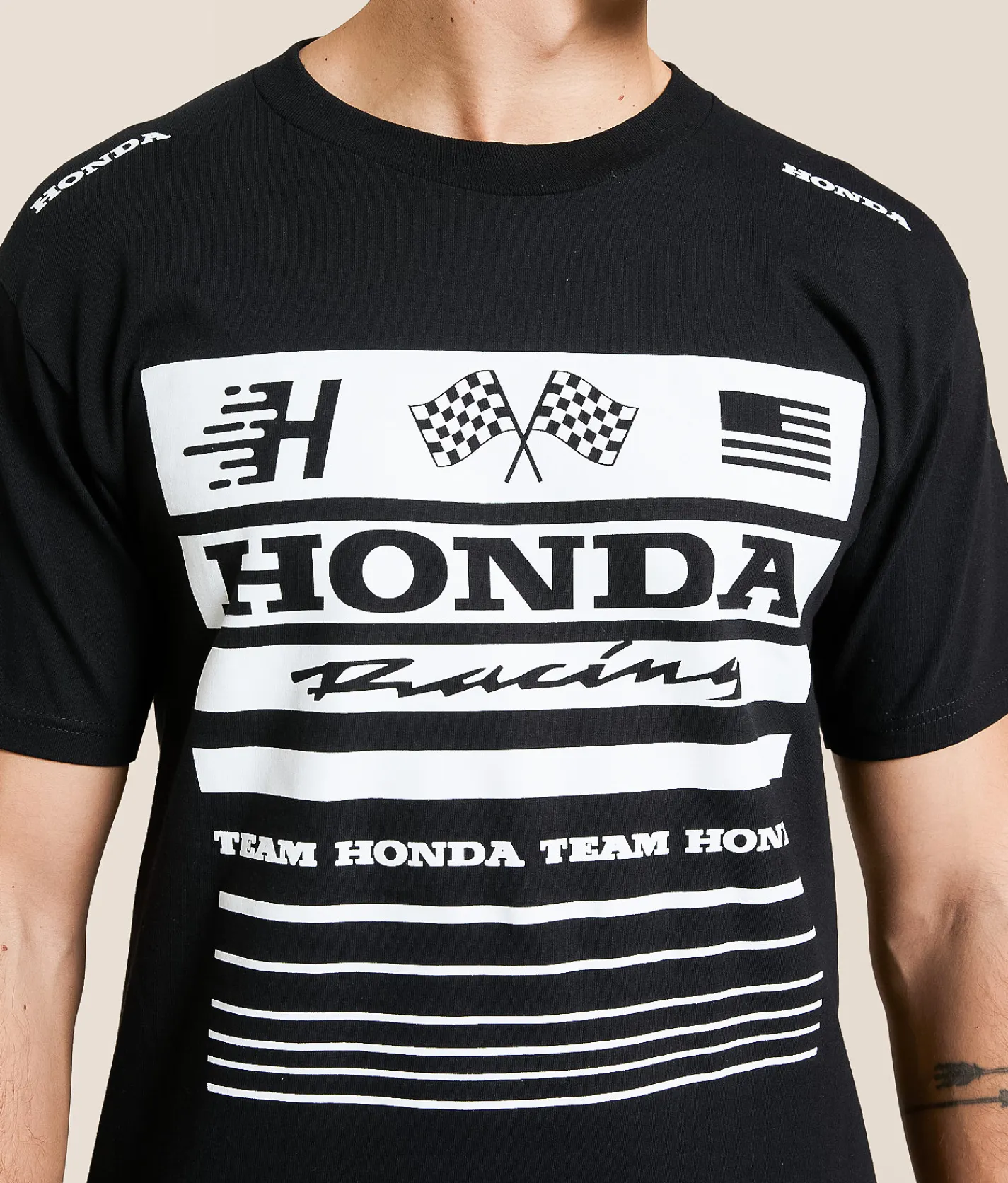 Tops|Graphic T-Shirts | CPTN Honda Blueprint T-Shirt Black