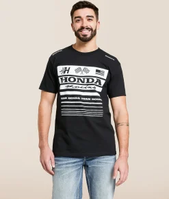 Tops|Graphic T-Shirts | CPTN Honda Blueprint T-Shirt Black