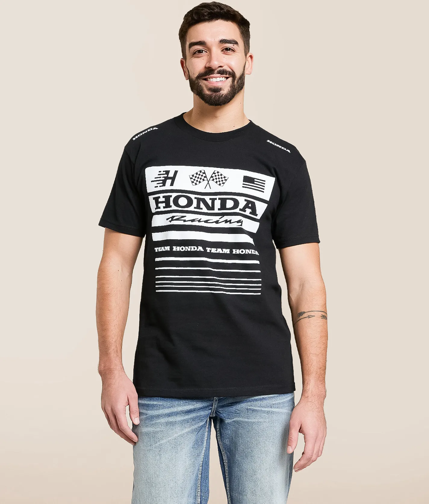Tops|Graphic T-Shirts | CPTN Honda Blueprint T-Shirt Black