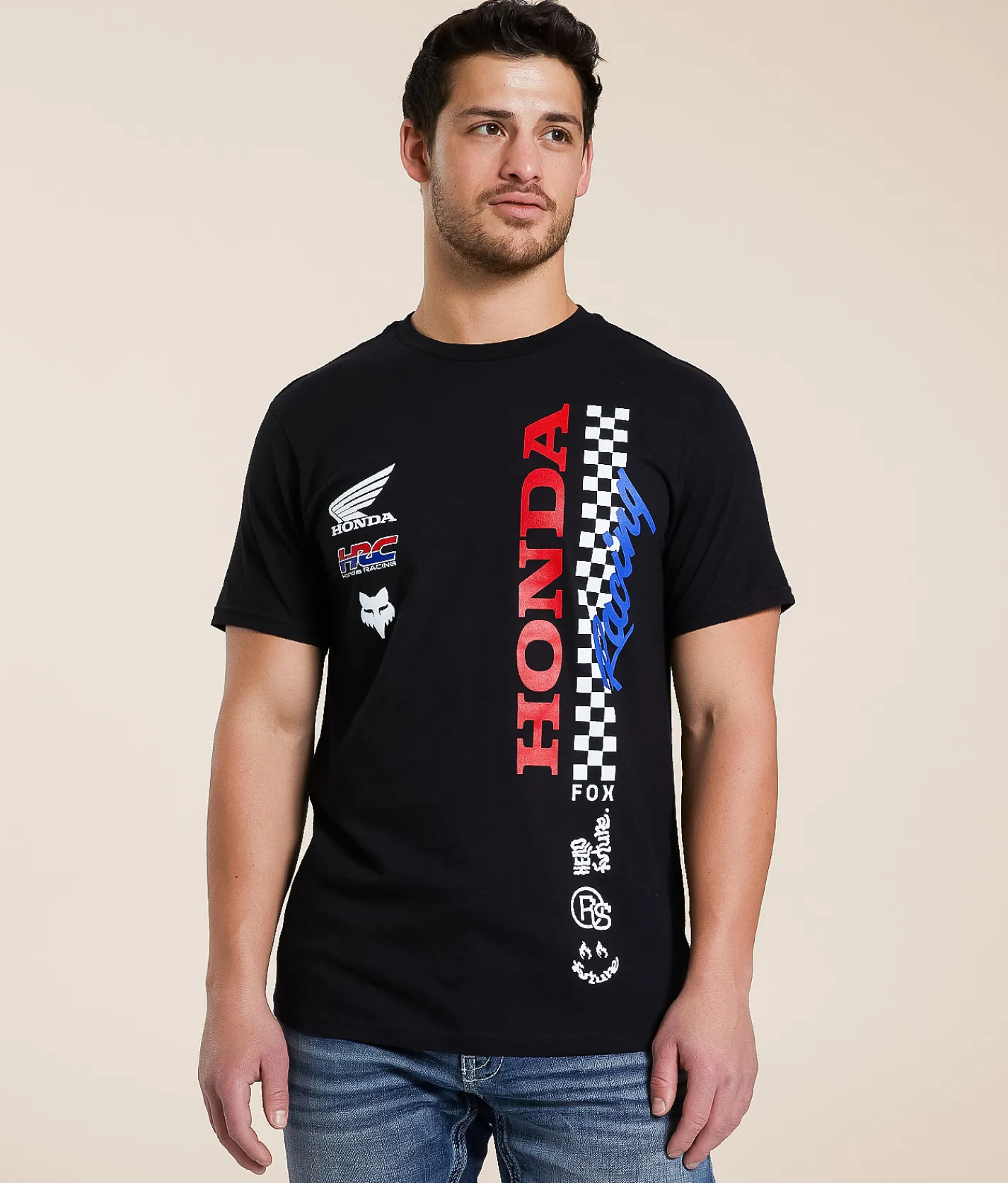 Tops|Graphic T-Shirts | Fox Honda T-Shirt Optic White
