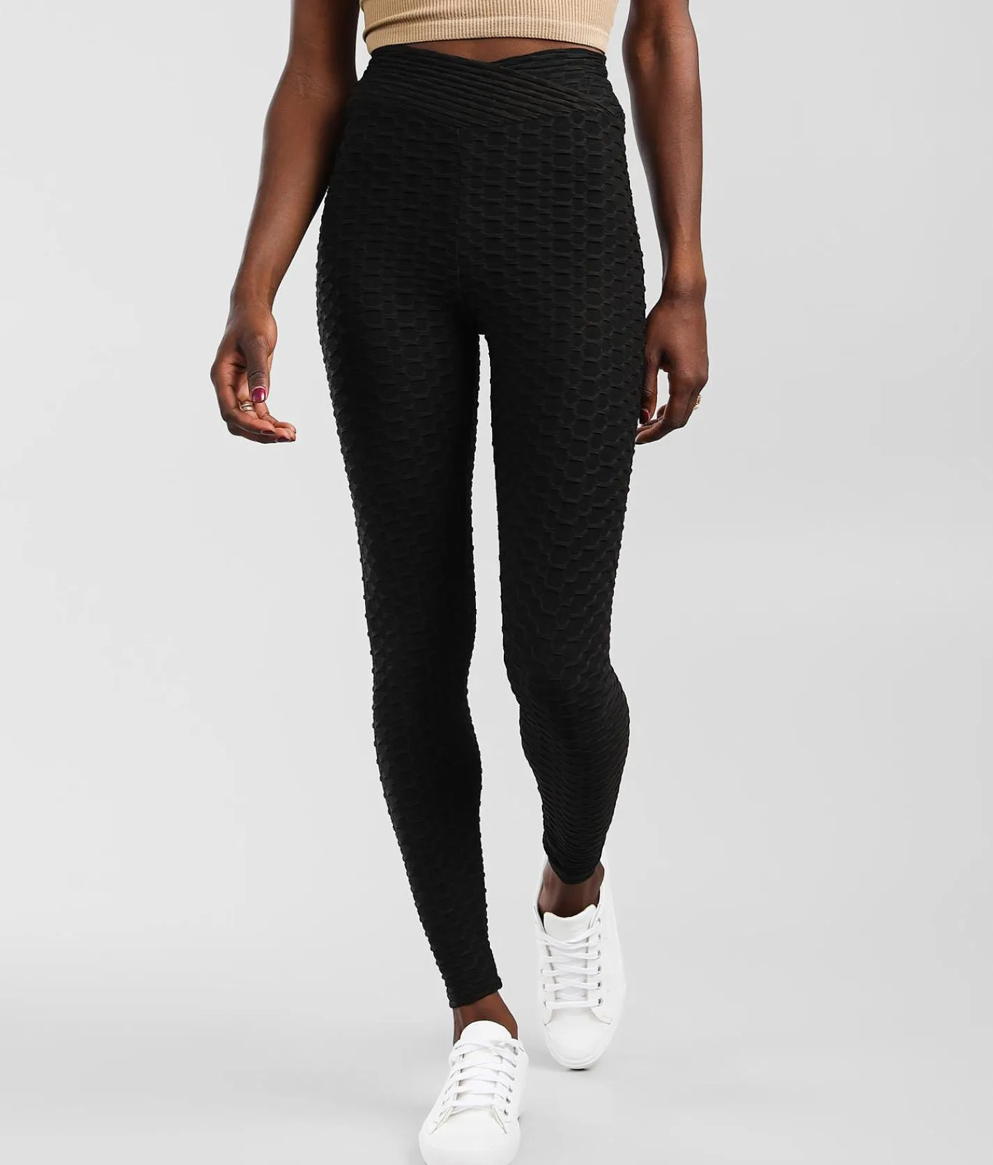 FITZ + EDDI Honeycomb High Rise Legging Black Outlet