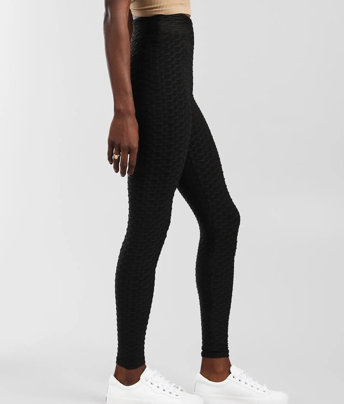 FITZ + EDDI Honeycomb High Rise Legging Black Outlet