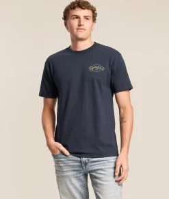 Tops|Graphic T-Shirts | Seager Honky-Tonk T-Shirt Navy