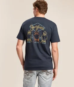 Tops|Graphic T-Shirts | Seager Honky-Tonk T-Shirt Navy