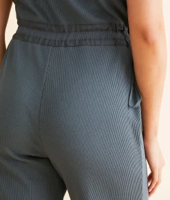 Rompers & Jumpsuits | BKE Hooded Henley Jumpsuit Dark Slate