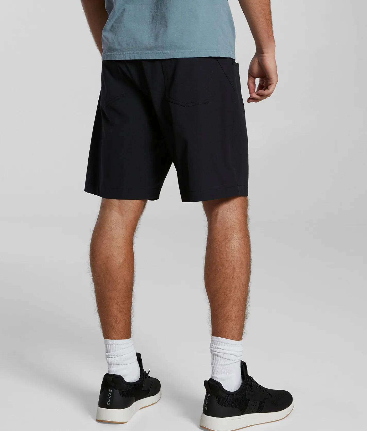 Bottoms|Activewear | Maven Co-op Hook Performance Stretch Short Black
