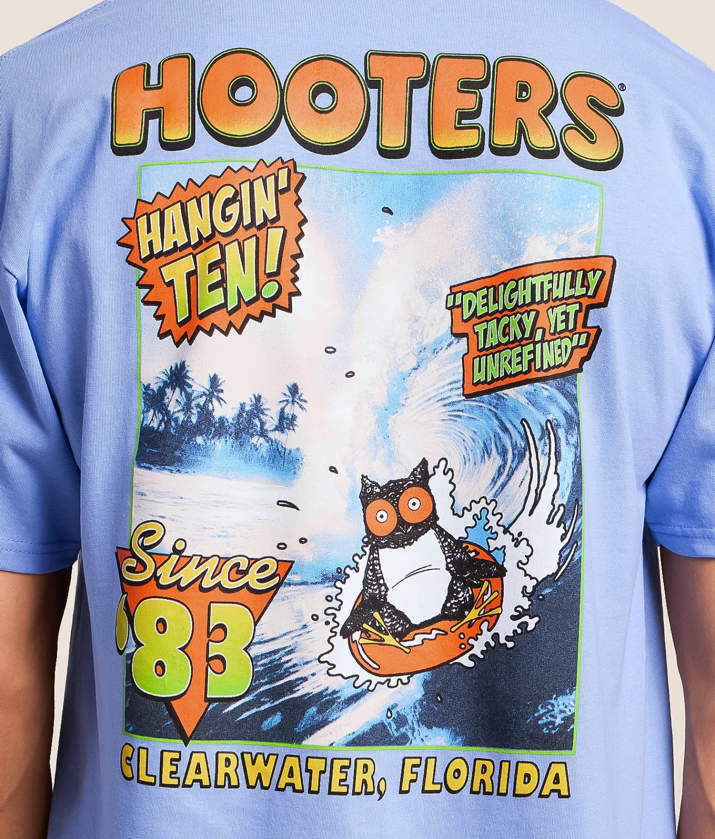 Tops|Graphic T-Shirts | Ripple Junction Hooters Clear Water T-Shirt Violet