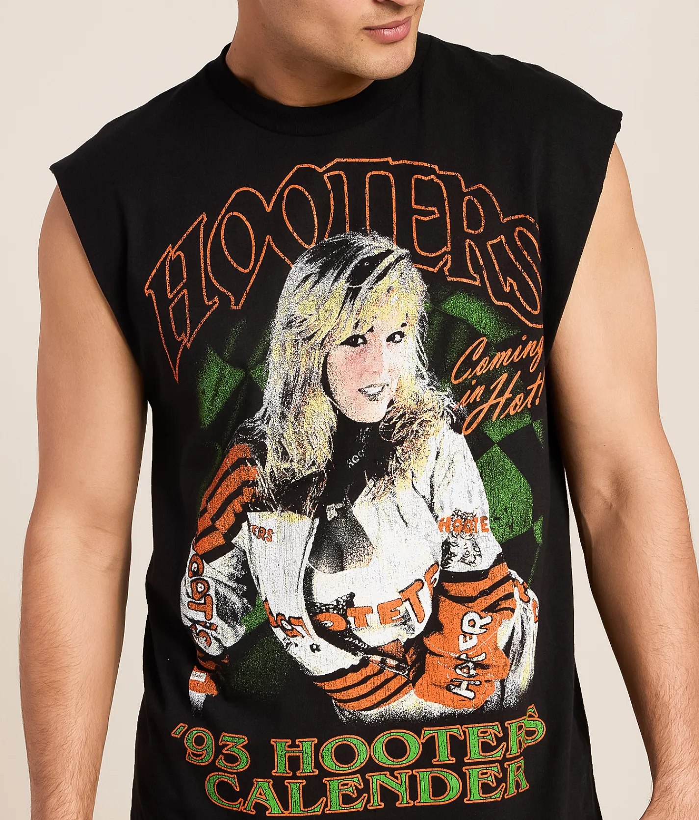 Tops | Ripple Junction Hooters 93 Muscle Tank Top Black