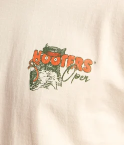 Ripple Junction Hooters Open T-Shirt Natural New