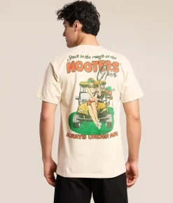 Ripple Junction Hooters Open T-Shirt Natural New