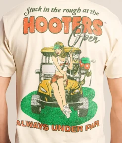 Ripple Junction Hooters Open T-Shirt Natural New