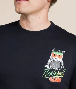 Tops|Graphic T-Shirts | Ripple Junction® Hooters Pickleball Club T-Shirt Black