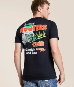 Tops|Graphic T-Shirts | Ripple Junction® Hooters Pickleball Club T-Shirt Black