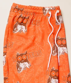 Ripple Junction® Hooters Summer Icons Swim Trunks Orange New