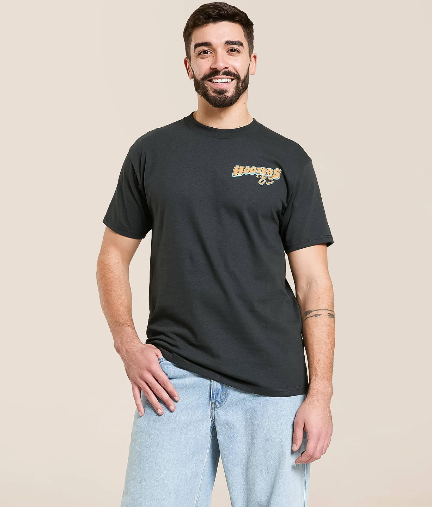 Ripple Junction® Hooters 83 T-Shirt Black Online