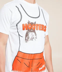 Graphic T-Shirts | Ripple Junction® Hooters® Uniform T-Shirt White