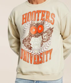 Tops | Ripple Junction® Hooters University Pullover Sand