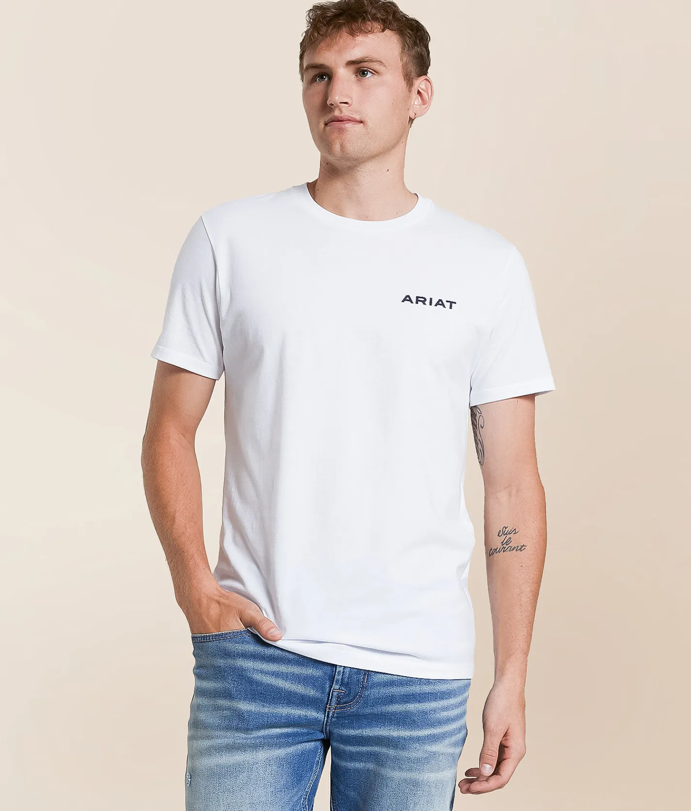 Ariat Horizon Arrowhead T-Shirt White Outlet