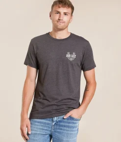 Tops|Graphic T-Shirts | Ariat Horseshoe Stamped T-Shirt Heather Brown