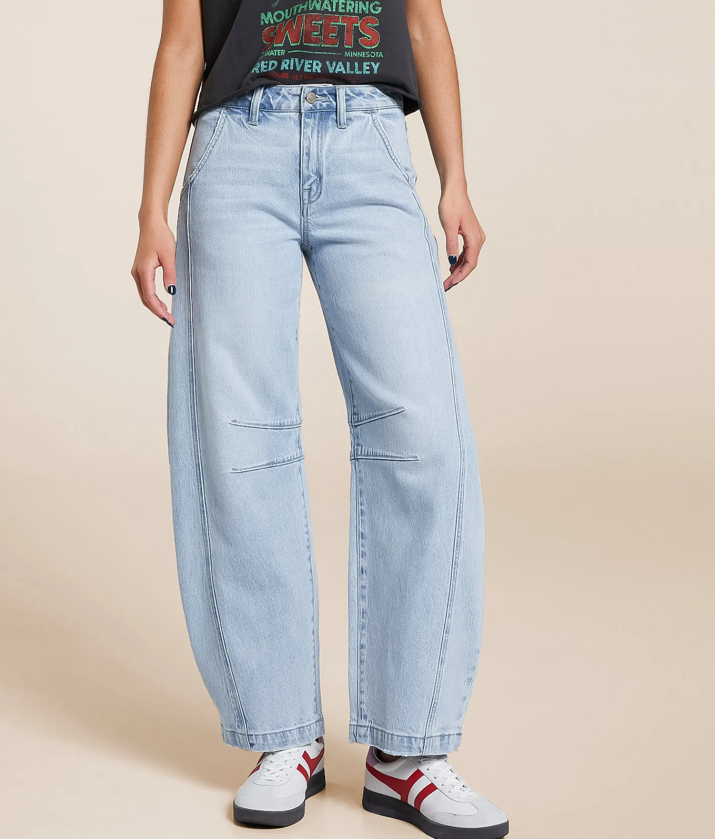 Flying Monkey Horseshoe Stretch Jean Ethereal Light