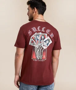 Graphic T-Shirts | Sullen Hot Hand T-Shirt Rosewood