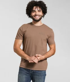 Graphic T-Shirts | Maven Co-op Hovering Badge T-Shirt Deep Taupe
